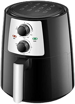 Freidora de Aire, freidora de Aire de 4,2 l, Cocina sin Aceite para Horno, circulación de Aire Caliente de 360°, con Control de Temperatura y Perilla 