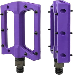 Utopone Pedales de Bicicleta de Carretera y montaña, Pedales de Nylon MTB (Color : Purple) en oferta