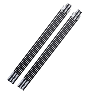 Mirnoadic Tent Pole Fiberglass Tent Pole Telescopic Adjustable Camping Awning Pole 2PCSOutdoor Tent Pole Accessories