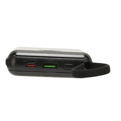 Cargador portátil, Banco de energía de Carga rápida de 10000 mAh con Pantalla LED, Carga rápida Tipo C, Sensor de Temperatura NTC, Paquete de batería 