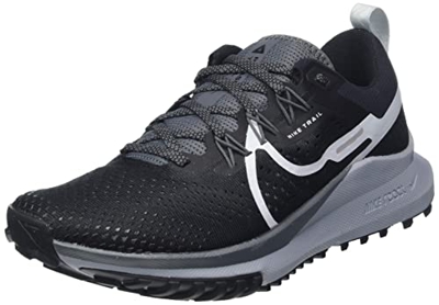 Nike Pegasus Trail 4, Zapatillas para Carreras de montaña Mujer, Black Aura Dark Grey Wolf Grey, 38.5 EU