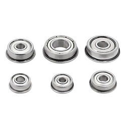 YYHH 10 rodamientos de bolas de brida F604ZZ F623ZZ F624ZZ F625ZZ F684ZZ F688ZZ F695ZZ Impresoras 3D VORON Parts Rueda de polea de ranura profunda (ta características