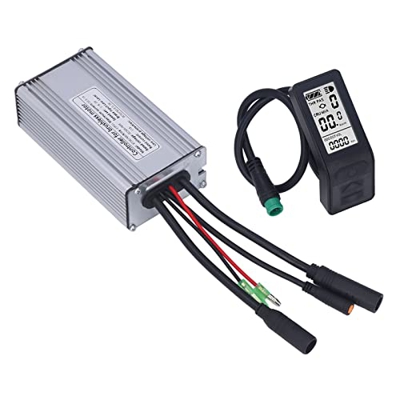 Kit de modificación de Bicicleta eléctrica, Kit de Controlador de Velocidad de Bicicleta aleación de Aluminio + plástico ABS con Panel LCD4 para Scoot