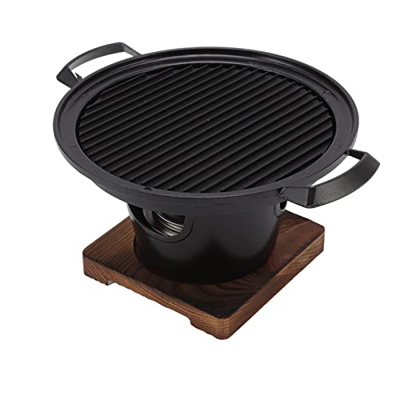 CCYLEZ Parrilla de Mesa pequeña, Parrilla de carbón portátil, Evita Que se pegue, Parrilla de carbón sin Humo para Interiores, Parrilla de Barbacoa ca