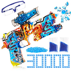 Innedu Gel Ball Blaster, Automático Gel Blaster para con 30000 Abalorios de Agua Gel y Gafas, Juegos al Aire Libre para Niños Mayores de 12 Años y Adu en oferta