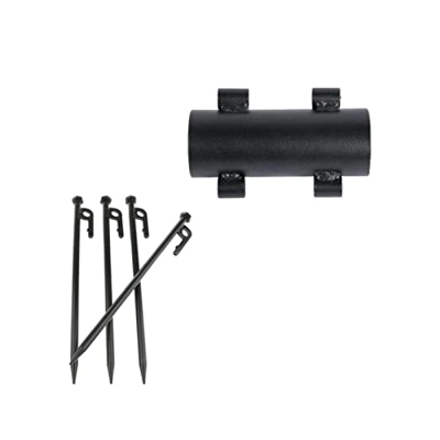 Colcolo 5X Tent Awning Rod Holder Stakes Nail Set Reinforced Tube for Camping Fishing