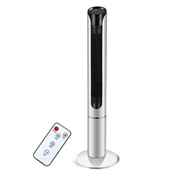 FMOPQ 50W Electric Fan Home Ultra-Quiet Fan Without Leaf Fan Intelligent Remote Control - Gray características