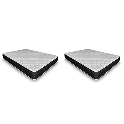 Duérmete Online - Colchón Viscoelástico Pocket Visco Reversible (Cara Invierno-Verano) Firmeza-dureza Alta, Muy Transpirable, 150x190 & Colchón Viscoe