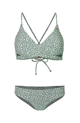 O'NEILL Essen. BAAY-MAOI Mix Fixed Set Bikini, Mujer, 36010 Green AO, Regular precio