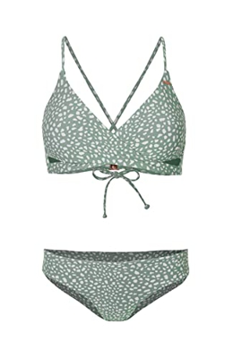 O'NEILL Essen. BAAY-MAOI Mix Fixed Set Bikini, Mujer, 36010 Green AO, Regular