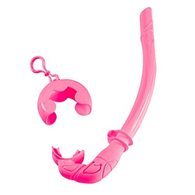 lerwliop Tubo de esnórquel plegable con estuche de almacenamiento compacto Snorkel Accesorio de buceo Equipos de respiración Snorkels , Rojo