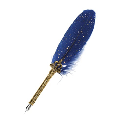 Pluma estilográfica, pluma estilográfica de aleación de Zinc, punta suave, fabricación de bricolaje, elegante pluma grabada Vintage para escribir para