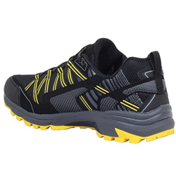 HI-TEC Gravel Serra Zapatillas Trail Running Hombre, Calzado Trail Hombre, Calzado Senderismo Hombre (Black/Charcoal/Super Lemon, Numeric_40) precio