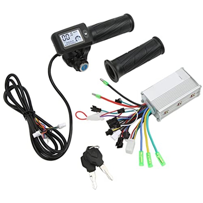 LBEC Kit de Control sin escobillas para Scooter eléctrico, Bicicleta eléctrica Kit de Control de disipación de Calor sin escobillas de Alta precisión 
