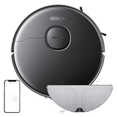 KDDFN Aspiradoras y escobas eléctricas Robot Aspirador Dreame BOT L10 Pro de 5200mAh, succión Potente de 4000Pa, Tanque de Agua eléctrico de Carga aut