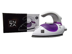 ENZA Plancha de Viaje Pequeña Plancha Vapor, mango plegable, 800W, Suela de teflón, Selector de Temperatura, Plancha Ropa Vapor, Plancha Portátil pleg en oferta