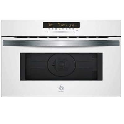 Balay 3CW5179B2 - Compacto, Multifunción con microondas, Encastrable, 45 cm, 44 l, 5 F, Aqualisis, Ap. Abatible, Control Deslizante, 15 recetas, sin p