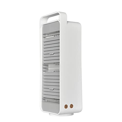 Daoco Ventilador De Escritorio Oscilante De Torre Pequeña Con 3 Velocidades, Ventilador De Pie Personal Recargable, Ventilador De Mesa Usb Para Escrit en oferta