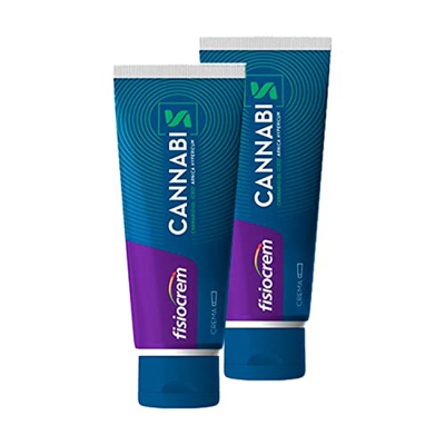 FISIOCREM - Pack 2x Fisiocrem Cannabis 250 ml - 2 unidades de 250 ml - Sensación de alivio con Cannabidiol, Árnica y Hypericum - Crema dolor muscular