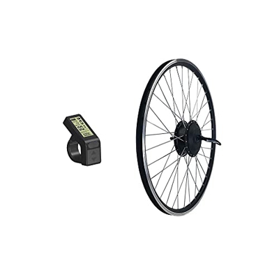 HYQW Kit De Conversión De Bicicleta Eléctrica, Kit De Conversión Rueda Delantera Bicicleta Eléctrica Control Inteligente Kit Ciclomotor De Motor De En