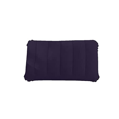 BOOJAS Almohada portátil Viaje Air Cushion Inflatable Doble Cara Cojín Cojín Campamento Playa Avión de Coches Playa Cabeza Reposar Cama Sueño