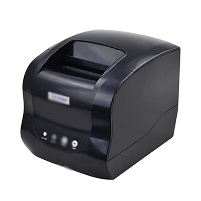 GJRFYJ Impresora de etiqueta de etiqueta térmica impresora bluetooth (Color : Black, Size : 130 * 189 * 135mm)