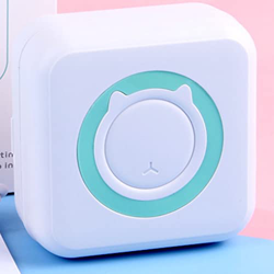 GJRFYJ Mini impresión de impresión de impresora térmica portátil impresión de impresión térmica Bt Conectar impresoras foto lable (Color : Green, Size características