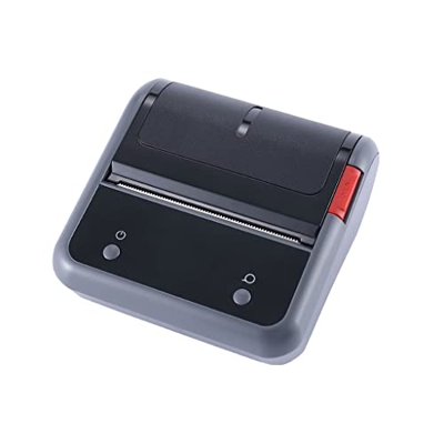 GJRFYJ Bluetooth Portable Mini Termal Termal Impresora Ropa Joya Precio Producto de productos Código de barras Impresión Rollos (Color : Black, Size :
