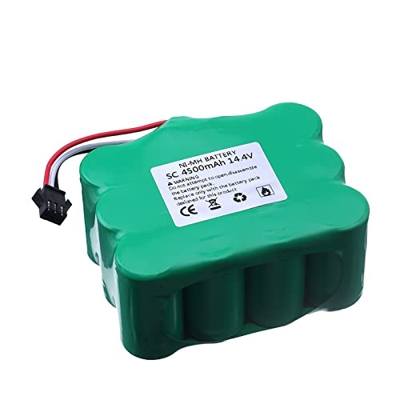 UVIYO Batería NiMH de 14,4 v, 3500mAh, 4500mah, Compatible con KV8 XR510 XR210A XR210B XR510A XR510B XR510C 510D, Robot Aspirador (Color : 4500mah)