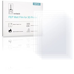 UniTak3D MONO X FEP Matte Release Film,Accesorios de Impresora 3D para Saturn,NOVA3D Whale 2,Crealit3D LD-006,Photon Mono X 4K,6K y Photon M3 Plus 8.9 precio