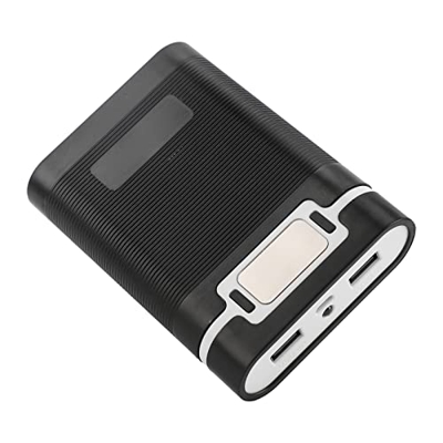 Sazao Banco de energía, Interfaz USB, Pantalla portátil compacta, LED Negro