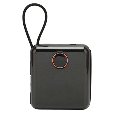 LBEC Cargador portátil, diseño ergonómico Pantalla LED Digital E28C10000MAh Power Bank con Cable de Carga para Exteriores