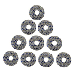 JUFUM 10 Piezas Almohadillas de Tela de Fregona para T10 X1 Turbo Robot Aspirador Repuestos características