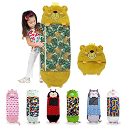 LGZY Saco De Dormir Infantil con Almohada 3 En 1 Plegable Al Estilo Animal para Niños, Saco De Dormir para Excursiones, Camping, Viaje,A13,L en oferta