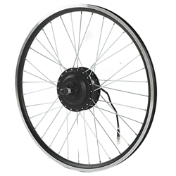 Shanrya Kit de conversión de Rueda Trasera de Bicicleta eléctrica, Kit de conversión de Bicicleta eléctrica de 500w con Gran Capacidad de Carga sin Ru en oferta