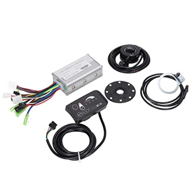 Kit de conversión de Bicicleta eléctrica, Control de Motor de Bicicleta de 36 V 48 V, diseño Acanalado Impermeable para Motor de 250 W