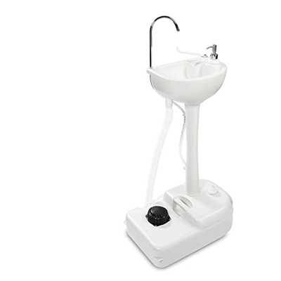 UQTE Mobile portátil al Aire Libre Lavado Mesa de Lavado Simple Ocio Sitio de Picnic Sitio Pedal de la Mano Lavado de la Mano (Size : Without Recovery