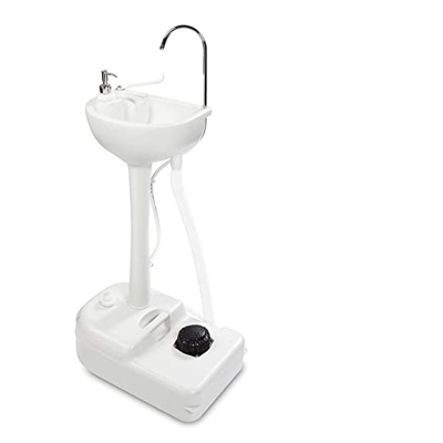 UQTE Mobile portátil al Aire Libre Lavado Mesa de Lavado Simple Ocio Sitio de Picnic Sitio Pedal de la Mano Lavado de la Mano (Size : Without Recovery