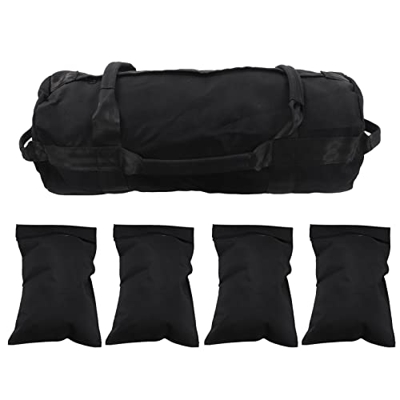 Heavy Duty Power Weightlifting Sandbag Light Black - Saco de arena para entrenamiento de fuerza