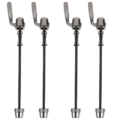 VORCOOL 4 Uds Buje Trasero Bicicleta de Montaña para Eje de Rueda de Pincho Accesorios de Liberación de Repuesto Delantero de Acero Carretera Ruedas d