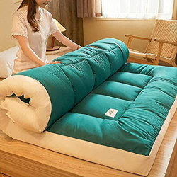 FONTsime Colchón De Futón Colchones De Suelo Plegables Japoneses Dobles Individuales Colchoneta para Dormir Colchón Japonesa Enrollable Confort Univer en oferta