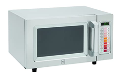 METRO Professional Microondas GMW1125, acero inoxidable, 51.1x43.2x31.1cm, 10 programas, temporizador 60 min, 25L, diámetro máximo plato 30 cm, plata en oferta