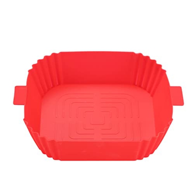 Generic1 Freidora de aire cuadrado de silicona, resistente al calor y seguro para alimentos para hacer albóndigas de pavo