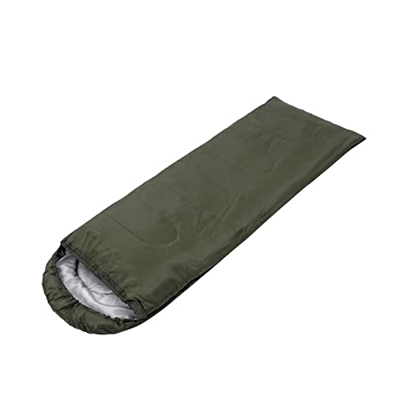 HULE Luoqun Store Saco de Dormir térmico for Acampar al Aire Libre portátil de Invierno Saco de Dormir Impermeable (Color : Verde)