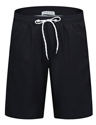 APTRO Bañadores de natación, Pantalones Cortos de los Hombres de Secado rápido Playa Surf Pantalones Cortos de natación Tallas Grandes Negro K27 4XL precio