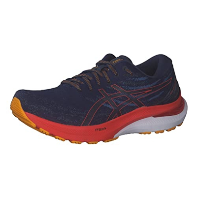 Asics Gel-Kayano 29, Running Shoe Hombre, Deep Ocean/Cherry Tomato, 45 EU