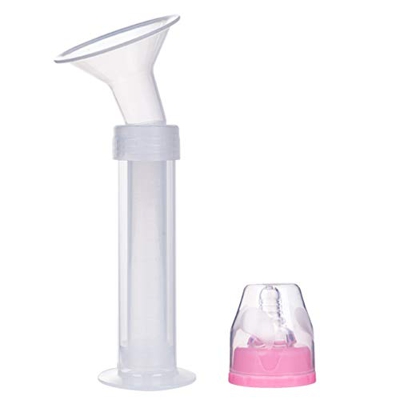 Tomaibaby Extractor de Leche Manual Jeringa de Succión Práctico Extractor de Leche con Chupete Jeringa de Alimentación con Dosificación Precisa Leche 