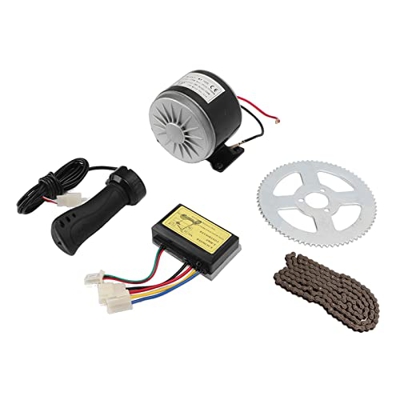 Motor de engranaje eléctrico, kit de motor de bicicleta eléctrica, aleación de aluminio de poco ruido 2750 RPM para motocicleta