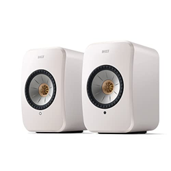 KEF LSX II - Altavoces inalámbricos, Blanco | PC | TV | Monitor | Bluetooth en oferta