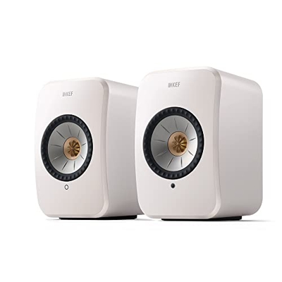 KEF LSX II - Altavoces inalámbricos, Blanco | PC | TV | Monitor | Bluetooth